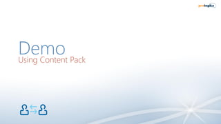 DemoUsing Content Pack
 
