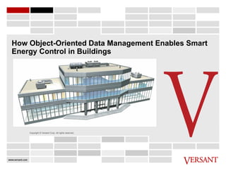 Copyright © Versant Corp. All rights reserved.
How Object-Oriented Data Management Enables Smart
Energy Control in Buildings
 