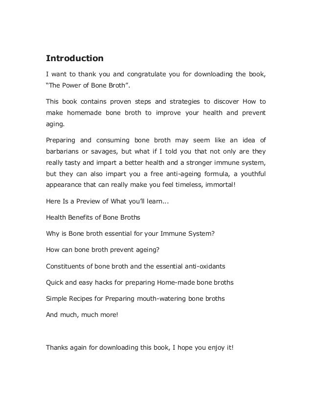 the power of bone broth