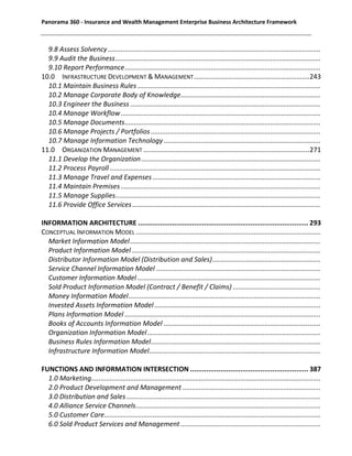 Panorama 360 Enterprise Business Architecture Framework SAMPLE | PDF