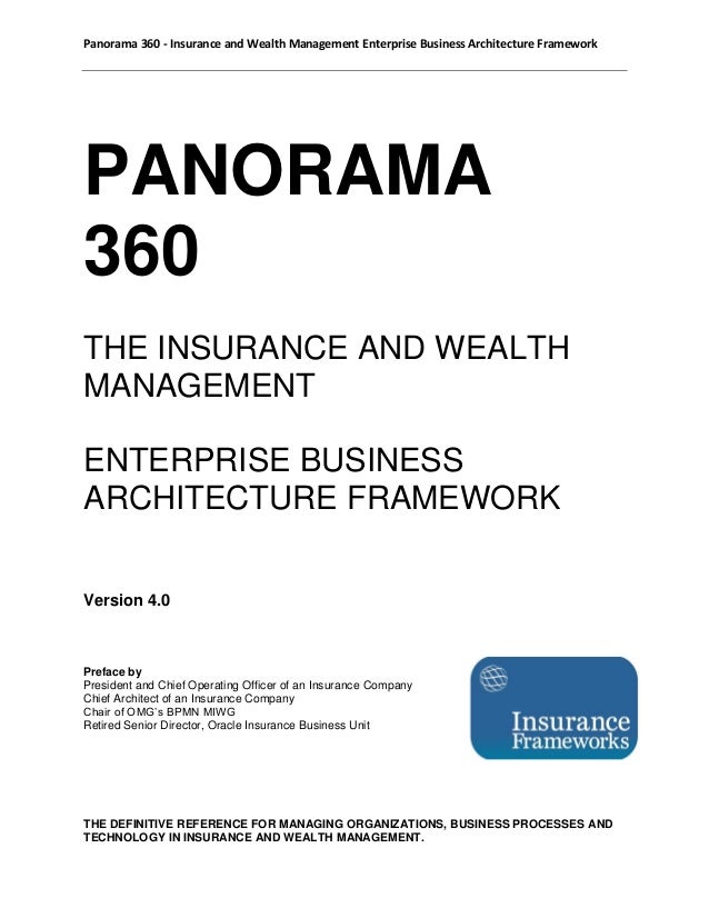 Panorama 360 Enterprise Business Architecture Framework Sample