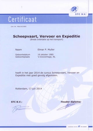 Diploma SVE 2014