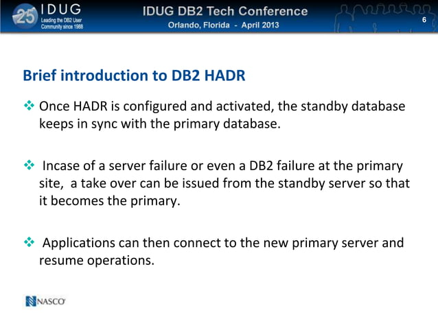 D02 Evolution of the HADR tool | PPTX | Databases | Computer Software ...