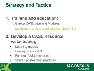 CASL - What you need to know for your organization | PPTX