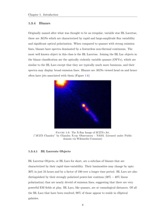 ed BL Lac phenomenon . . . . . . . . . . 71 
8.2 Schematic representation of the uni 