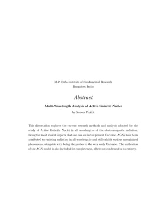 cate course 
in 
Astronomy & Astrophysics 
by 
Sameer Patel 
M.P. Birla Institute of Fundamental Research 
Bangalore, India 
December 2014 
 