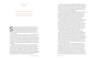 Chapter Two: Germinal Ideas 4948 Food & Prosperity
Both entities sought to improve education, but the GEB worked in the
U.S. with the ultimate goal of correcting social inequalities while the IEB
aimed to prevent future conflict between nations. To achieve this goal, the
IEB focused on correcting the “impoverishment of educational and other
intellectual resources” caused by World War I, especially in the arenas of
natural science, the humanities, and agriculture.
Given the GEB’s success with farm demonstration programs, agriculture
offered a promising starting point for the IEB’s work in Europe. Soren
Sorenson’s request for help had opened lines of communication, and the
philanthropists at the IEB liked the context it offered. Denmark was pre-
dominantly agricultural, farming techniques could be improved, and
the country could also serve as a center of operations in Europe.
In 1923, the Board sent Frants P. Lund to Denmark as an advisor. Lund,
like Seaman Knapp before him, offered a bridge across the divide between
agricultural science and culture. He had been born and educated in
Denmark, but had lived and worked in the United States for a considerable
time. He had been a farm demonstration agent for the USDA, running an
important section of girls club work. This experience helped him learn
how to teach agricultural science to farm families. In Denmark, on Lund’s
advice, the IEB set up a wide range of projects, including farm and home
economics clubs, gardening classes, and home instruction.
The success of the project in Denmark led to requests from other
countries. Within a year, Sweden sought IEB aid for farm demonstration
work, as did Finland the following year. In total, the IEB contributed about
$295,500 to education in these three Scandinavian countries (nearly $4
million today). Popular support preceded this work, and contributions from
national governments usually followed. Further requests and contributions
in Northern Europe made it easy for the IEB to spread its farm demonstra-
tion work. The model also fit, because Northern Europe in the 1920s, like
the American South, was both rural and marginal to the regional centers
of urban commerce and culture.
As in the American South, farm demonstration agents in Europe
sought to teach agricultural science to farmers across a divide that was
geographical as well as intellectual and cultural. Farmers were skeptical
of the demonstrators’ techniques. The advisors understood that skepti-
cism and built on it. Lund created a sort of traveling show, modeled on
the Tuskegee Jesup wagon, an agricultural school on wheels designed by
Booker T. Washington and George Washington Carver, to promote science
in rural areas. Lund used educational films to showcase his favorite farm
demonstration program: boys and girls clubs. Recognizing that USDA films
S
oren Sorensen was impressed. The Danish Agricultural Attaché to
Washington stood in a cotton field, surveying the landscape. Changes
wrought by the GEB’s agricultural demonstration program in the
American South had given him big ideas about what could be done
at home in Denmark. Inspired, he had approached the GEB in the 1920s to see
if they would help.
John D. Rockefeller Jr. wanted to work with Sorenson, but the GEB’s charter,
enacted by Congress, limited the institution’s activities to the United States.
Junior, as he was known, talked to Wickliffe Rose, the head of the GEB, as well
as other advisors. Together they created the International Education Board (IEB)
in January 1923 for the “promotion and advancement of education throughout
the world.” (Six years later, as part of a major reorganization of the Rockefeller
philanthropies, the Rockefeller Foundation would absorb most of the programs
of the IEB.)
Although the IEB extended the mission of the GEB into the international
arena and there was a close relationship between the two boards in purpose and
personnel, the IEB was also a product of the havoc of World War I. Wickliffe
Rose was pivotal in its establishment, serving as director of the new entity while
continuing to head the GEB. He felt compelled by the “disillusion of the world
tragedy of 1914-1918” and the “desperate need” it disclosed to find “some ingredient
which would heal the dissension of nations.” Rose concluded that “knowledge is
that ingredient, or at least it is an essential item in the prescription.”
food & prosperity
Chapter II
germinal ideas
 