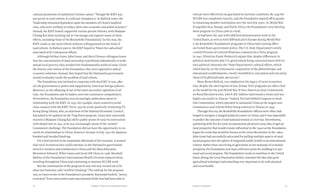 Chapter Three: Rural Reconstruction 7372 Food & Prosperity
cultural promotion of traditional Chinese values.” Though the KMT was
not averse to rural reform, it could not champion it. As Bullock notes, the
“leadership remained dependent upon the members of China’s landlord
class, who were unlikely to reduce their own economic and political power.”
Instead, the KMT loosely supported various private reforms, with Madame
Chiang Kai-shek reaching out to “encourage and support many of these
efforts, including those of the [Rockefeller Foundation].” In this way, the
KMT could co-opt rural reform without ceding ground on the issue of
land reform. As Bullock puts it, the KMT hoped to “blunt the radicalism”
associated with Communist efforts.
Although Selskar Gunn, John Grant, and their Chinese colleagues knew
that the concentration of land ownership contributed substantially to wide-
spread rural poverty, they avoided this fundamentally political issue. Given
the history and culture of the Foundation, they were opposed to radical
economic solutions. Instead, they hoped that the Nationalist government
would eventually tackle the problem of land reform.
The Foundation was inclined to cooperate with the KMT. It was, after
all, the government in power and supported by American foreign policies.
Moreover, as the offspring of one of the most successful capitalists of all
time, the Foundation and its leaders were not communist sympathizers.
Nevertheless, the Foundation was increasingly ambivalent about its
relationship with the KMT. In 1933, for example, Gunn wanted to avoid
close contacts with the KMT. Yet in 1935 he wrote positively of meeting T.V.
Soong (Song Ziwen), who, as chairman of the National Economic Council,
had asked to be updated on the Ting Hsien program. Gunn later reportedly
reacted to Madame Chiang Kai-shek’s public praise of rural reconstruction
with skepticism in 1937, as he was increasingly aware of the “potent”
Communist challenge. The Foundation did not have the opportunity to rec-
oncile its relationships in China, however, because in July 1937 the Japanese
bombed and invaded Nanking.
For a brief period in the immediate aftermath of the invasion, it seemed
that rural reconstruction could continue, as the Nationalist government
moved to western and southwestern China and the Mass Education
Movement followed. When Gunn and Grant left China in 1938, Marshall
Balfour of the Foundation’s International Health Division replaced them,
traveling throughout China and continuing to monitor NCCRR work.
But the continuation of the program in any real way turned out to be
what one historian calls “wishful thinking.” The outlook for the program
was, as Gunn wrote to the Foundation’s president, Raymond Fosdick, “pretty
wretched.” Even universities and experimental fields that had been able to
relocate were effectively incapacitated by wartime conditions. By 1939 the
NCCRR was completely inactive, and the Foundation tapered off its grants
to remaining member institutions over the next few years. As World War
II engulfed Asia, Europe, and North Africa, the Foundation’s rural develop-
ment program in China came to a halt.
As had been the case with GEB farm demonstration work in the
United States, as well as with IEB food aid to Europe during World War
I, the Rockefeller Foundation’s programs in China had a lasting effect
on United States government policy. The U.S. State Department’s newly
created Division of Cultural Relations commenced a China program
in 1942. Historian Frank Ninkovich argues that, despite differences in
political motivations (the U.S. government being concerned more with its
own political interests), the “State Department’s cultural efforts, which
relied heavily on the enthusiastic cooperation of the philanthropic and
educational establishments, closely resembled in conception and execution
those of its philanthropic precursors.”
Mary Brown Bullock, too, emphasizes the legacy of rural reconstruc-
tion, despite the interruption of war. Jimmy Yen’s programs are often cited
as the model for the post-World War II Sino-American Joint Commission
on Rural Reconstruction, which did “address land tenancy issues and was
highly successful in Taiwan.” Indeed, Yen had lobbied Congress to fund
this Commission, which operated in mainland China as the largest non-
Communist rural reform before being removed to Taiwan in 1949.
Through this era, the Rockefeller Foundation’s officers were often chal-
lenged to navigate a charged political context in China, and it was impossible
to predict the outcome of international tension or civil war. Nevertheless,
partnering with Yen for rural reconstruction advanced a new idea of agricul-
tural prosperity that would remain influential in the 1940s as the Foundation
began the work that would be known as the Green Revolution in the 1960s.
John Grant had successfully advocated for pulling multiple aspects of rural
social progress into the sphere of integrated public health in an international
context. Rather than conceiving of agriculture as the mainstay of economic
prosperity, the Foundation now had a reference point for wedding it to per-
sonal and social progress. The Foundation’s work on nutrition in the United
States during the Great Depression further cemented the idea that good
agricultural technique had something very important to do with physical
and social health.
 