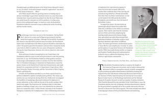 Chapter Four: Hard Times, War, and Nutrition 8180 Food & Prosperity
Foundation gave an additional grant to the Social Science Research Council
in 1932, for which “social and economic research in agriculture” was one of
the few “areas of intensive . . . effort.”
All of these awards reflected a growing interest in finding ways to
advance knowledge in agriculture and food sciences in a way that would
stimulate basic research and farm productivity. But the Great Depression
also raised issues for consumers as well as producers. In urban areas,
poverty led to widespread hunger. In America’s cities, the Rockefeller
Foundation looked for innovative ways to address the needs of working
and low-income classes.
Gardens in the City
F
ood shortage crises were not new to the Foundation. During World
War I, destructive armies and belligerent governments had deci-
mated food supplies in Europe. Although the Rockefeller Foundation
had chosen to provide relief to prevent mass starvation, the Foundation’s
leaders had concluded that relief efforts in general should be undertaken by
others. The greatest good the Foundation could provide to humanity would
come from its efforts to address the root causes of humanity’s problems.
During the Great Depression, however, the crisis in America’s cities tested
this resolve.
With millions of workers unemployed in the United States, the
Foundation looked for ways to work with government to ease the growing
food crisis. In 1931 the Foundation funded an urban gardens initiative
to encourage underemployed workers to produce food for their families.
The U.S. President’s Emergency Committee for Employment created the
project, known as the Family Food Production Demonstration, and imple-
mented it in cooperation with the U.S. Department of Agriculture, Ohio
State University, Purdue University, and the Universities of West Virginia,
Illinois, and Kentucky.
Initially, the Foundation provided $25,000 from a special fund of $1
million established to address unemployment problems. This money sup-
ported a one-year trial period, during which the collaborators investigated
the feasibility of mandating a shortened workweek for employees in
certain industries, so they could use the rest of the week to produce their
family food supply. This food was to be “produced either in individual
gardens or holdings of larger area, or on a tract handled by the industrial
plant on a community basis.” Arthur Woods, chairman of the President’s
Emergency Committee for Unemployment, chose collaborating institutions
to implement the experimental program in
states that were most seriously affected by
surplus labor conditions due to their mining and
manufacturing industries. (Woods had notably
been New York City Police Commissioner, served
on the boards of the GEB and the Rockefeller
Foundation, and would soon chair the board of
Rockefeller Center.)
To support the project, the universities ap-
pointed agricultural experts from within their
ranks who could draw on the USDA in an advisory
capacity. These experts came from the extension
services of their universities. Employing the
teaching models pioneered by Seaman Knapp,
these agricultural specialists demonstrated basic
gardening techniques to industrial workers, teach-
ing them subsistence agriculture on different
scales. The federal government considered this project
a “most effective and valuable piece of work.” It contin-
ued the pattern of cooperation between the Foundation
and the USDA that would develop further as Congress
and President Franklin Roosevelt’s administration
looked for ways to address the deepening crisis in
America’s agricultural communities.
Public Administration, the New Deal, and Agriculture
T
he Rockefeller Foundation had been created at the height of
the American Progressive movement, and its leaders embraced the
movement’s efforts to strengthen rational, scientific management
in policymaking and public administration. Rockefeller funding had
supported the New York Bureau of Municipal Research (later known as
the Institute of Public Administration), the Institute for Government
Research (later known as the Brookings Institution), and the National
Bureau for Economic Research, as well as a number of similar initiatives.
After Franklin Roosevelt became president of the United States in 1933, the
Foundation played a key role in helping to develop administrative capacity
for the government’s expanded role in the economy and society that was
intrinsic to Roosevelt’s New Deal programs. This work included new efforts
to manage agriculture as well as food distribution and marketing.
Beardsley Ruml directed the Laura
Spelman Rockefeller Memorial from
1922 until its merger with the Rockefeller
Foundation in 1929. Established by
John D. Rockefeller Sr. in memory of
his wife, the LSRM provided critical
funding to the innovative Fairway Farms
project in Montana in the 1920s.
(Rockefeller Archive Center.)
 