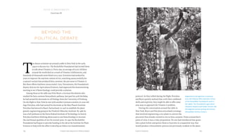 Chapter Nine: Beyond the Political Debate 185184 Food & Prosperity
T
wo dozen scientists sat around a table in New York in the early
1990s to discuss rice. The Rockefeller Foundation had invited them
to talk about Vitamin A. Every day, an average of 6,000 children
around the world died as a result of Vitamin A deficiencies, and
hundreds of thousands went blind every year. Scientists had worked for
years to improve the nutrient content of rice, searching unsuccessfully for
a natural variant that produced beta-carotene, the precursor to Vitamin A.
But these efforts had been unsuccessful. Gary Toenniessen, the Foundation’s
deputy director for Agricultural Sciences, had organized this brainstorming
meeting to see if biotechnology could provide a solution.
Among those at the table was Peter Beyer, a German biochemist who
studied the beta-carotene biosynthetic pathway. Just past his 40th birthday,
he had earned his doctorate in cell biology from the University of Freiburg.
On the flight to New York he met with another German scientist, 60-year-old
Ingo Potrykus, who had earned his doctorate at the Max-Planck Institute.
Potrykus had moved to Basel, Switzerland, in 1976 to establish the plant
genetic engineering group at the Friedrich Miescher Institute. By 1985 he
was a full professor at the Swiss Federal Institute of Technology in Zurich.
Potrykus had been thinking about ways to use biotechnology to increase
the nutritional qualities of rice for several years. In 1990 the Rockefeller
Foundation had begun to provide funding to his lab at the Institute for Plant
Sciences to help with the effort to develop an Indica rice transformation
protocol. As they talked during the flight, Potrykus
and Beyer quickly realized that, with their combined
skills and expertise, they might be able to offer some
new ways to approach the Vitamin A problem.
During the conversation around the table in
New York, Beyer and Potrykus articulated a strategy
that involved engineering a rice plant to convert the
precursor that already existed in rice to beta-carotene. From a researcher’s
point of view, it was a risky proposition. No one had introduced four genes
into a plant before and gotten them to function in a sequential way that
would produce a biosynthetic process not previously resident in the plant.
food & prosperity
Chapter IX
Neglected by aid agencies in previous
eras, sub-Saharan Africa became a focus
of the Rockefeller Foundation’s work in
the 1980s. The Foundation’s agriculture
initiatives helped small-holder farmers like
this Nigerian woman picking okra leaves.
(Rockefeller Archive Center.)
beyond the
political debate
 