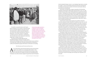 Chapter Nine: Beyond the Political Debate 187186 Food & Prosperity
It would be an expensive process and require
patient funding. For the scientists, it meant devoting
years to an idea that might not work. But as he left
the meeting, Beyer could not stop thinking about
the children who suffered and died from Vitamin A
deficiencies. “If, as a basic scientist,” he said later,
“you find out that you could make a contribution to
the real world, that you have some tools in hand that
might make a change, you go for it.”
The decision proved equally difficult for the
Rockefeller Foundation. Its board of scientific advisors
understood the challenges that Beyer and Potrykus and their teams would have
to overcome. But, in many ways, this project represented the culmination of
a shift in the Foundation’s program that had been a full decade in the making.
The Rockefeller Foundation Refocuses
A
s the 1980s dawned, agricultural development policies had remained
caught in the crossfire of an increasingly political debate. Critics
of the Green Revolution’s environmental and social impacts, along
with western conservatives less willing to provide aid to developing nations,
continued to voice their criticisms. Support for agriculture from the industrial
world consequently began to wane. In 1979, funding for agriculture accounted
for roughly 12 percent of the official and private aid resources flowing from
developed to less-developed countries. Over the next two decades, that sup-
port would lessen dramatically.
The decrease coincided with a change in leadership of the Rockefeller
Foundation. Following the sudden death of John Knowles in early 1979, after
his battle with pancreatic cancer, Sterling Wortman was appointed as interim
president. A plant geneticist, Wortman had been a Foundation agriculturalist
since the 1950s. He had worked in Mexico and at IRRI in the Philippines, and
helped launch CGIAR. He had also served as director of both the Agricultural
Sciences Division and IADS, as well as vice president of the Foundation. As
interim president, Wortman avoided significant policy shifts, and in 1980 he
was succeeded by Richard Lyman.
A historian by training, Lyman had been the president of Stanford
University and had served as a Rockefeller Foundation trustee since 1976. He
focused on stabilizing the Foundation’s programs in the wake of a decade of
changes, reducing the scope of its work and refocusing divisional programs
to provide effective support and leadership. Like Knowles, Lyman saw the
Rockefeller Foundation as an influential risk-taker, but pragmatically asked,
“How do we intend to make our limited dollars count?” He reviewed the
Foundation’s divisions one by one, streamlining them so that they could
work more effectively given the “sea change in our circumstances.”
The gradual changes that Lyman’s review inspired included doing away
with the idealistic program titles of the 1960s in favor of a return to the more
academic designations that reflected the Foundation’s past. The Conquest
of Hunger program became the Agricultural Sciences Division, for example.
Despite this apparent return to traditional disciplines, the Foundation
continued to promote interdisciplinary and systemic thinking. The
Agricultural Sciences, Health Sciences, and Population Sciences Divisions
all had biotechnology components that involved the establishment of labo-
ratory infrastructure and technology as well as research and professional
training. To promote interdisciplinary thinking, the Foundation created its
International Program to Support Science-Based Development.
Established in 1986, Science-Based Development operated on the
“premise that scientific advance and technical innovation can serve the
cause of international equity by helping to reduce the incidence of poverty,
disease, malnutrition, unwanted pregnancies and illiteracy in developing
countries, and thereby advance the well-being of their peoples.” It sought
to distribute scientific knowledge and technology more equitably across
the world.
Norman Borlaug (right) visited Mexico
in September 1981 with Rockefeller
Foundation trustees. In the 1980s the
Foundation reduced its field operations
and ended direct support for many of the
agricultural institutes it had launched.
Instead, it provided direct funding to
national agricultural research institutions
in Africa to strengthen their capacity and
for rice biotechnology research in Asia.
(Rockefeller Archive Center.)
 