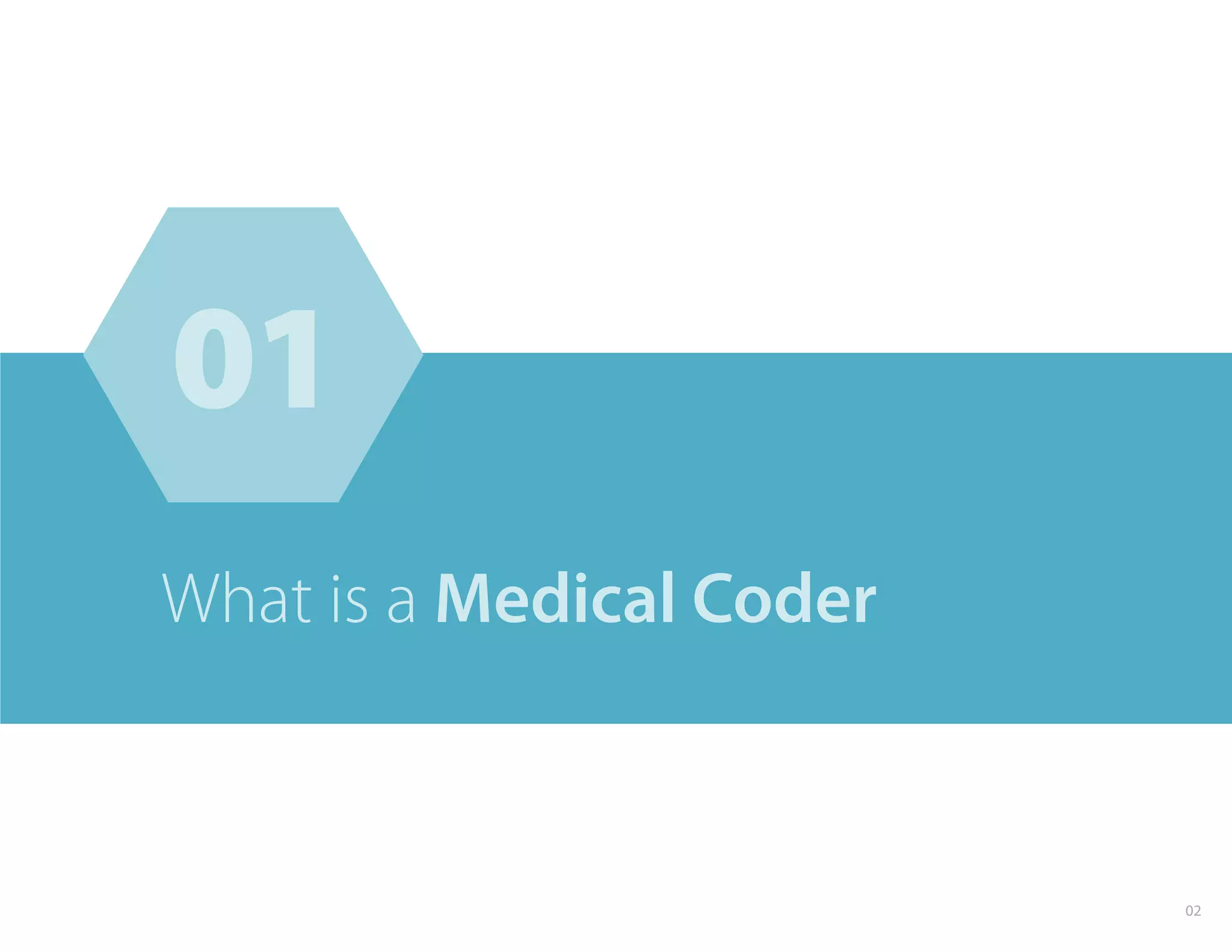 01
What is a Medical Coder
02
 
