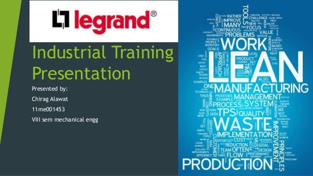 industrial training powerpoint presentation