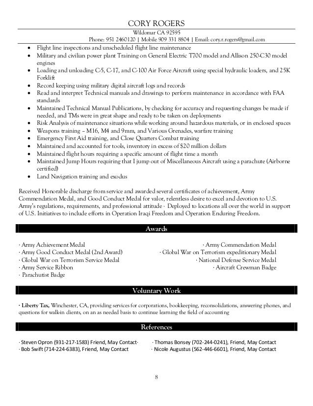 federal resume accountant for
