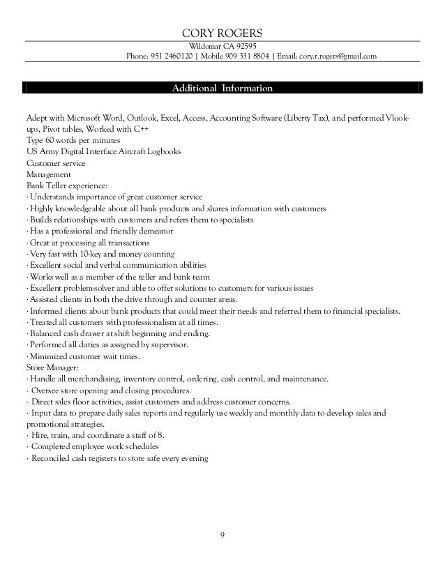 federal resume accountant for