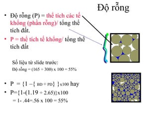 Cấu Trúc Đất, Dung Trọng và Độ Rỗng: Quản Lý Đất Nông Nghiệp Bền Vững | PPT