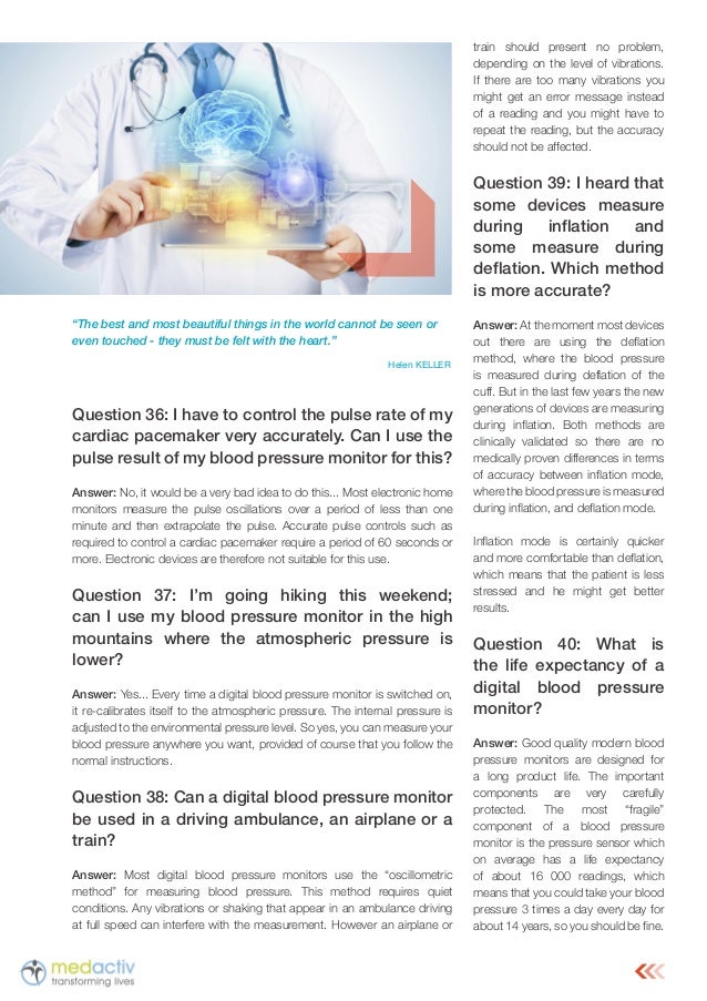 Medactiv Blood Pressure Faq