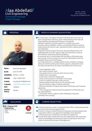 Alaa Ziad Abdellatif-Resume | PDF