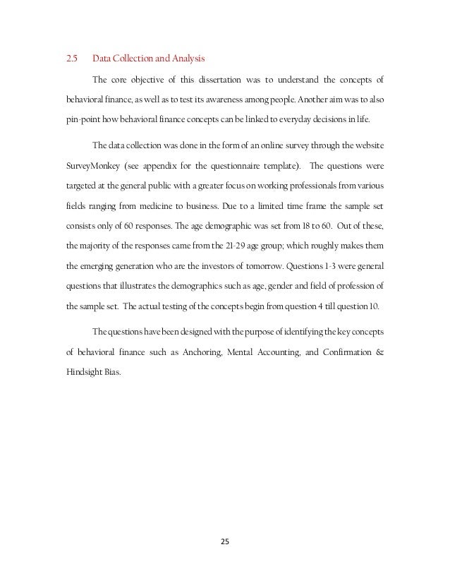 Behavioral finance phd thesis