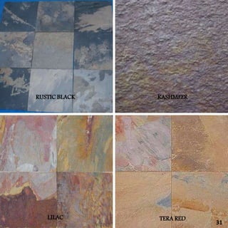 RUSTIC BLACK KASHMEER
TERA REDLILAC
31
 