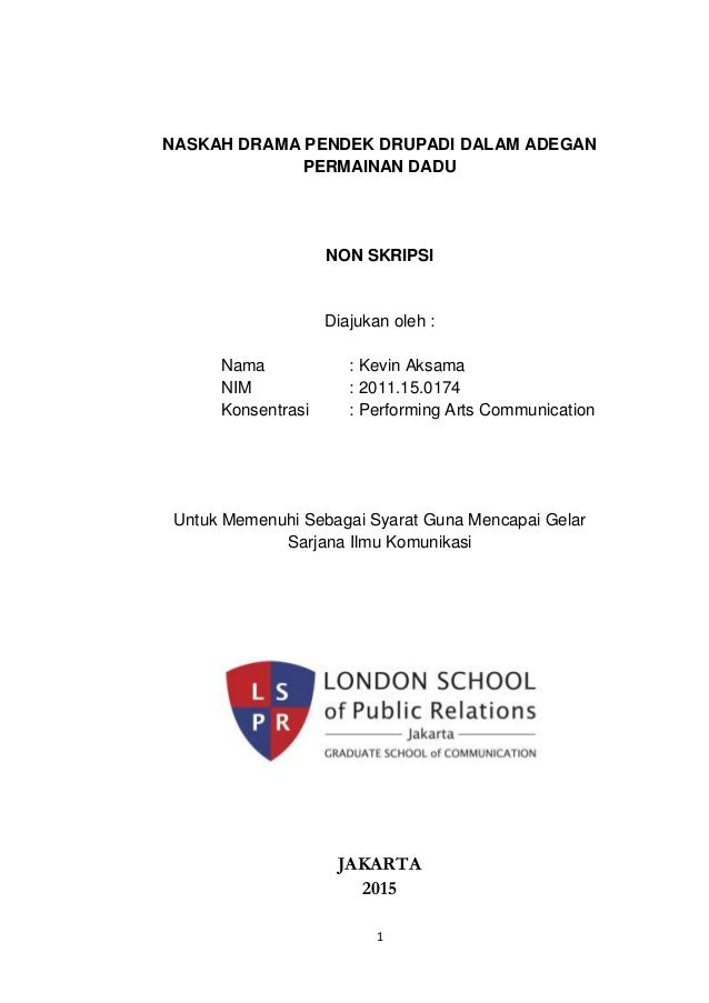 Kevin Aksama Naskah Drama Pendek Drupadi Dalam Adegan Permainan Dadu