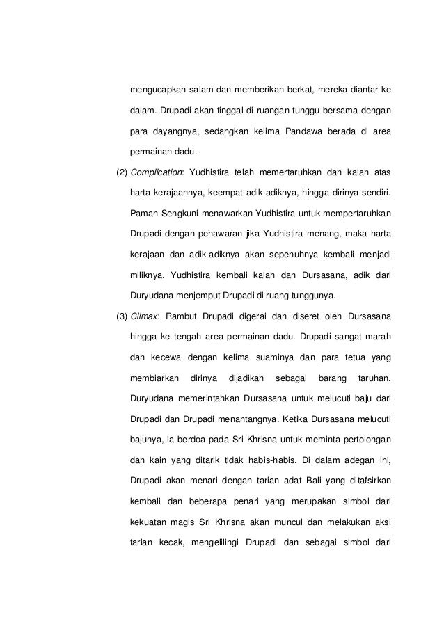 Cerita Wayang Pandawa Lima Bahasa Jawa Brainly