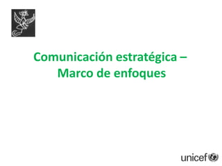 La participación de las partes interesadas y la comunidad es vital para el proceso de comunicaciónCambios clave:  Naturaleza de la comunicaciónCambio en la orientación de la diseminación de la información hacia la  comprensión mutua yel desarrollo ‘relacional’Cambio en el énfasis pasando de basado en necesidades a basado en derechos