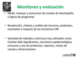 Comunicación estratégica – Marco de enfoques 