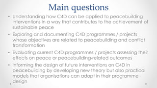 Communication For Development Communication for Development in Peacebuilding | PDF
