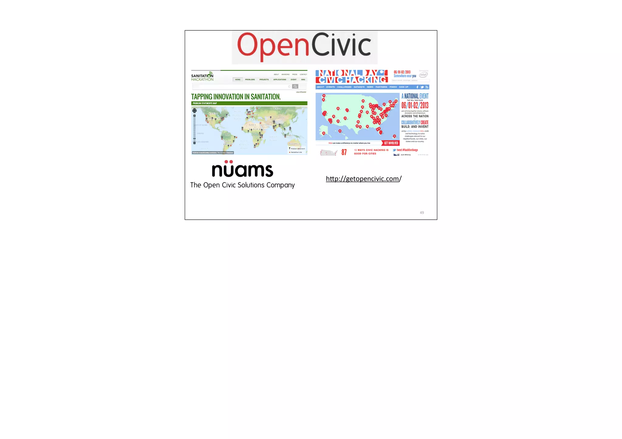 hGp://getopencivic.com/

49

 