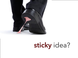 sticky idea?
 