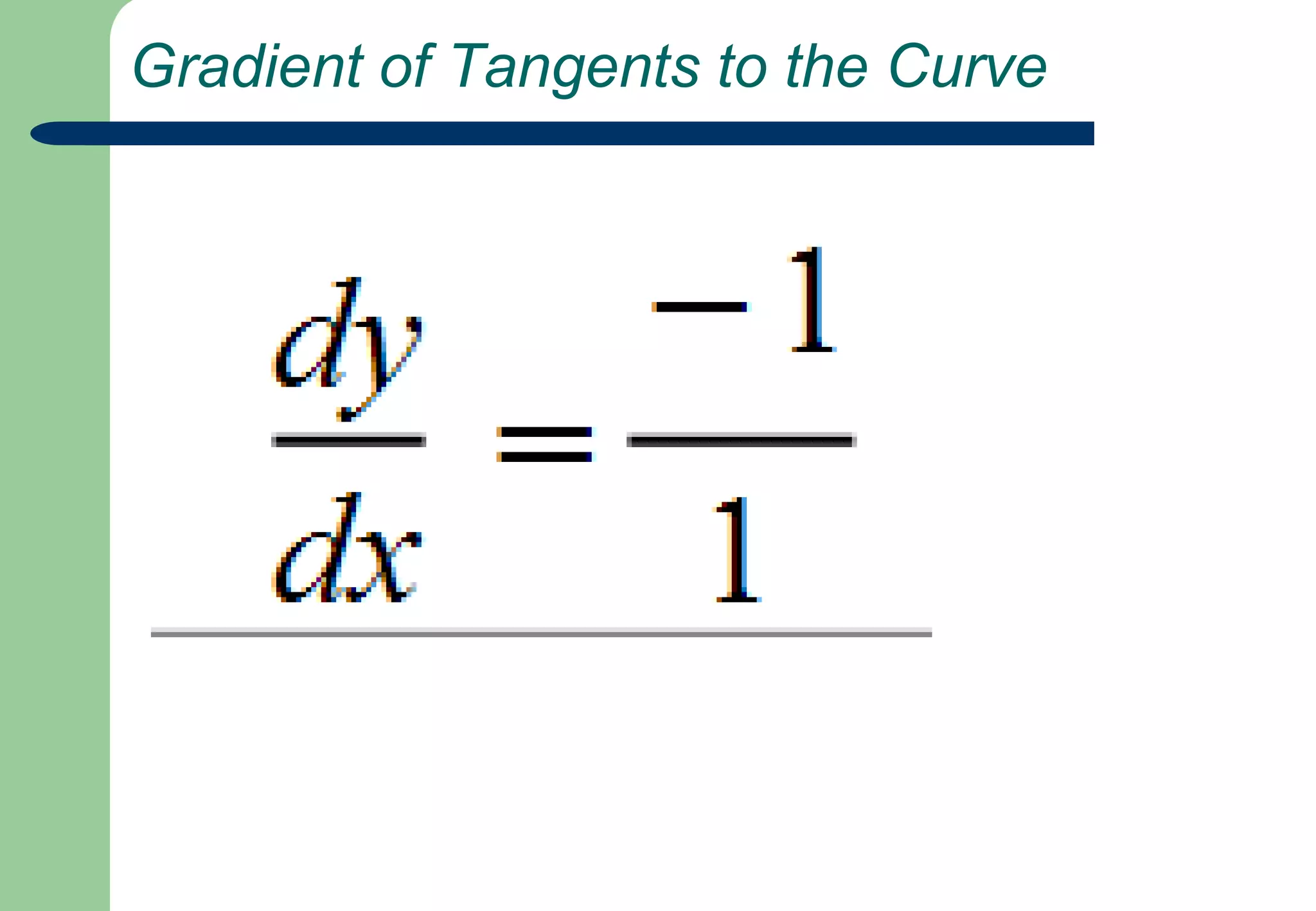  Parametric Equations for a Curvex = 1+ t,  y = 2 - t