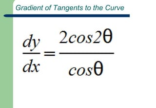  Parametric Equations for a Curvex=sinθ,    y=sin2θ
