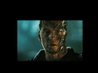 Mesmo sendo um ciborgue, Marcus
continua convicto de que é humano.
 