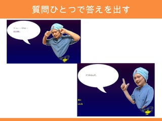 質問ひとつで答えを出す
 