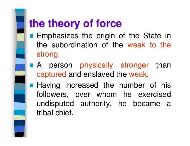 theories of origin of state slideshare