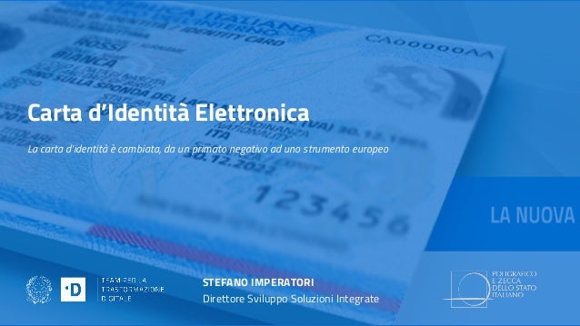 La Nuova Cie Come Piattaforma Abilitante Per Servizi