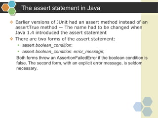 Unit Test with test JUNIT | PPT