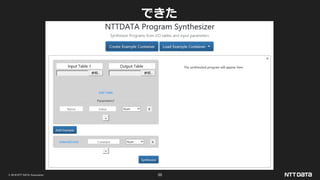 © 2019 NTT DATA Corporation 55
できた
 