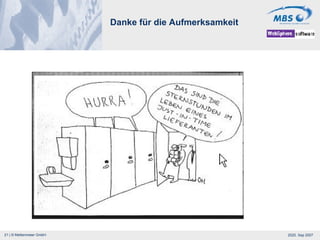 Danke für die Aufmerksamkeit 