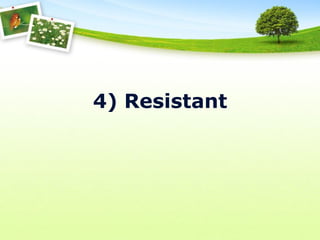 4) Resistant

 