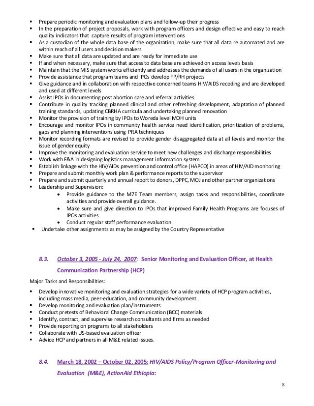 Cth curriculum vitae image