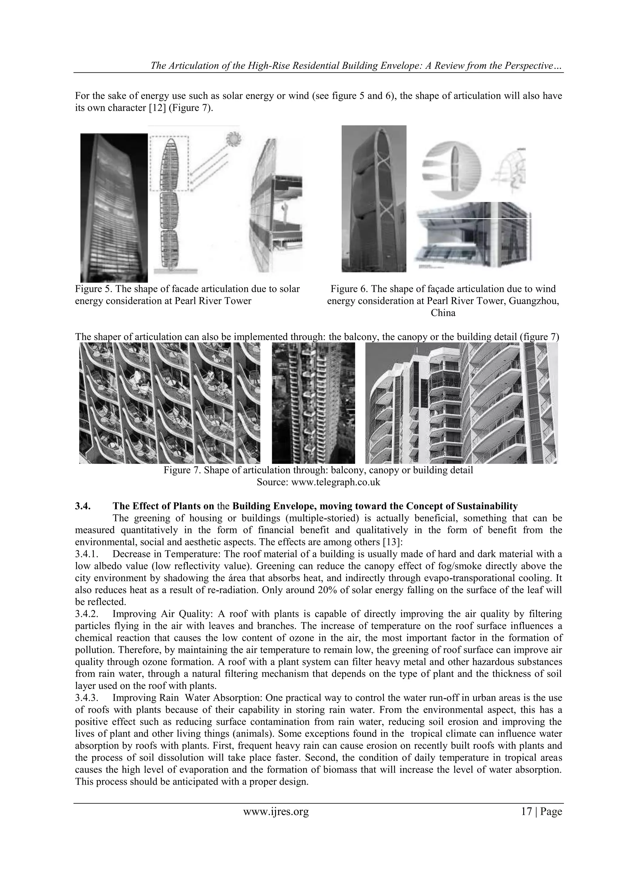 The Articulation of the High-Rise Residential Building Envelope: A ...