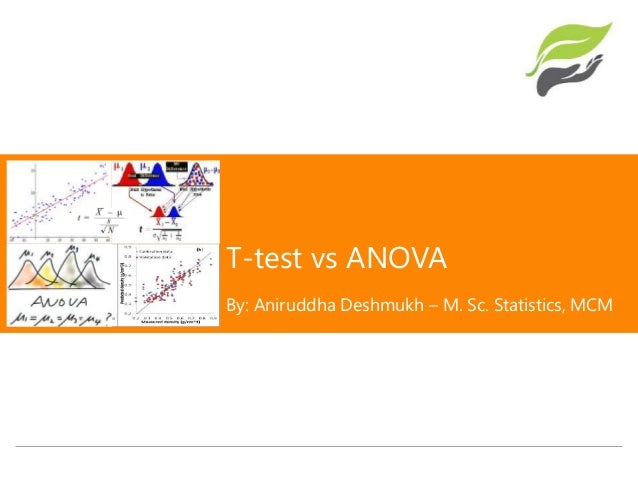 T Test Vs Anova