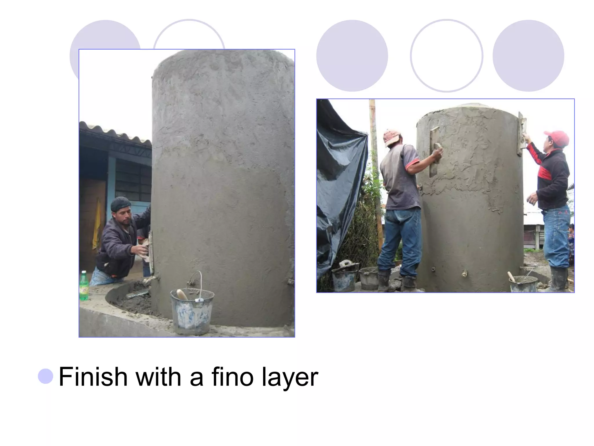 Finish with a fino layer
 