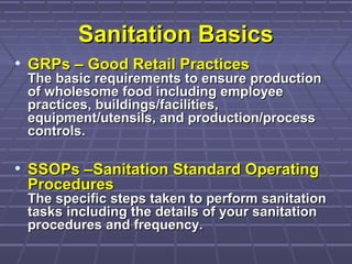 Basic Sanitation Example sanitationfrommda | PPT