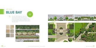 ©2016 DEVELOPMENT DESIGN GROUP, INC. ALL RIGHTS RESERVED. DDG LANDSCAPE DESIGN 6160 BLUE BAY
blue bay
CLIENT | yida group
98 ac
40 ha
The formal French Neoclassical style is ex-
pressed by the disciplined and architectural
layout of Blue Bay and Blue Mountain. Using ge-
ometry, symmetry and balance to compose the classic
formality of the gardens, spaces are defined and created
by long axial vistas, straight tree-lined avenues, rectan-
gular lawns, clipped shrubs and French inspired fountains
and water features.
DALIAN
CHINA
WESTERN EDGEMAIN ENTRY
 