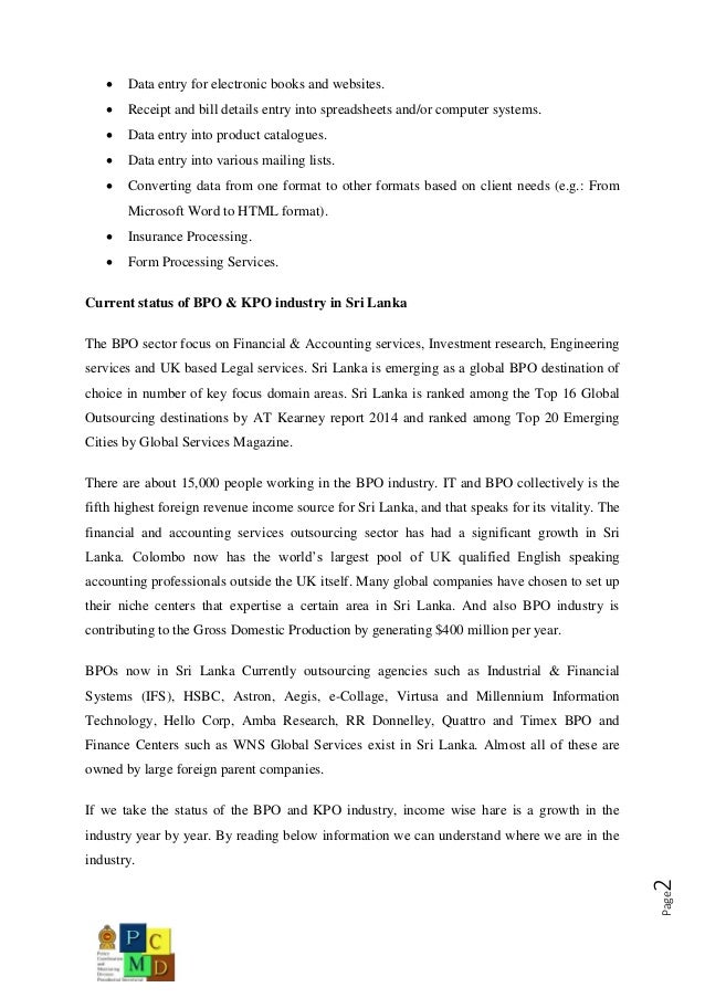 Proposal for call center services image