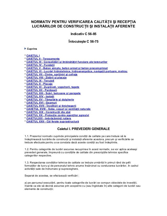 normativ c56