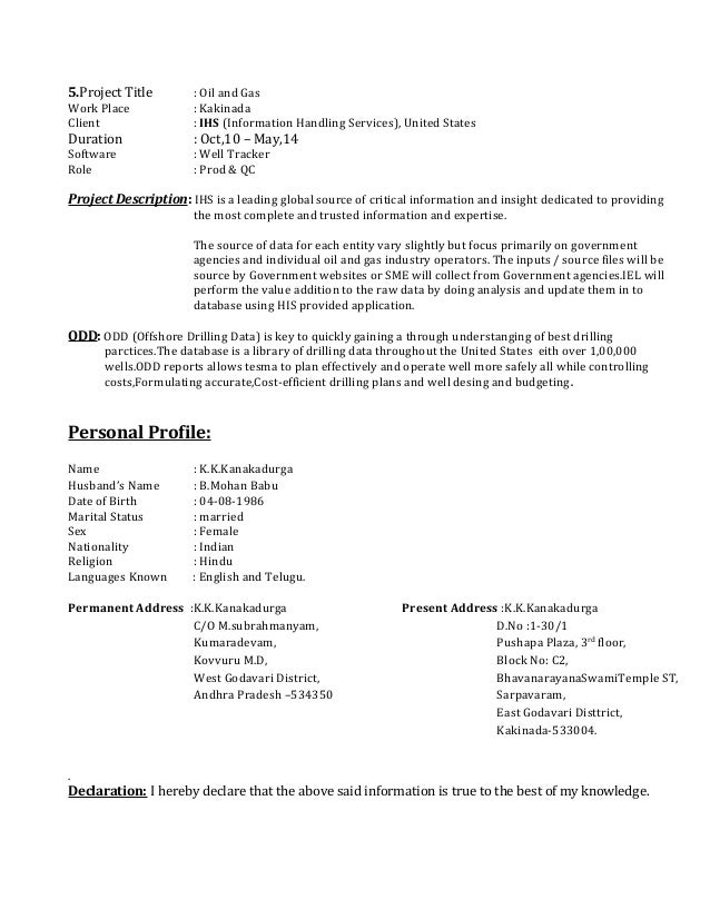 gis resume